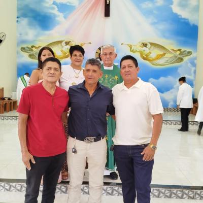 Conselheira Lourdes Lima E Seus Irmos E Padre Kalazans